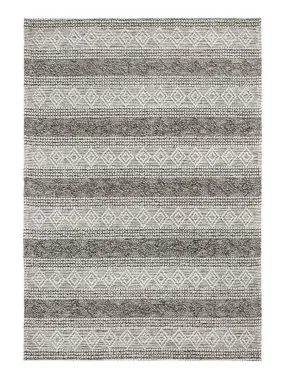 Tapis salon en laine 160x230 cm FOULANI - Beige