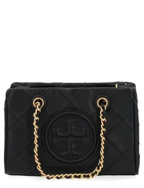 Tory Burch Sac Mini Fleming Soft Chain Tote noir