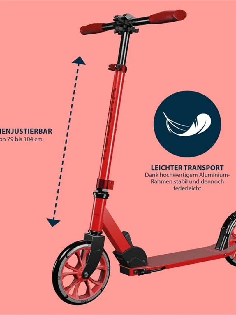 Trottinette Scooter Up 200 rouge - N/A