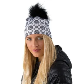 Tuque Fiocco à pompon en fourrure recyclée