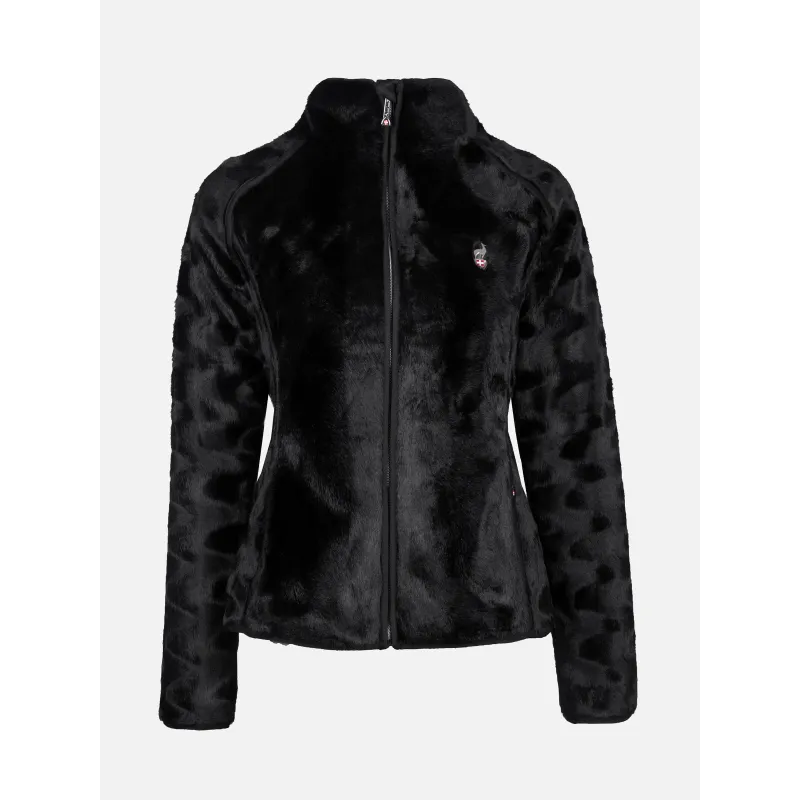 Veste sans manche fausse fourrure suage noir femme - Aulp | wimod