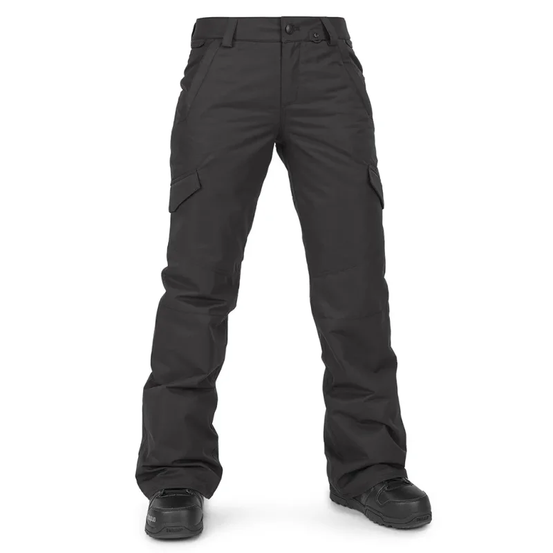 VOLCOM Bridger Ins Pantalon /noir 2023-2024 Pantalons de Ski Snowboard Doublé chaud