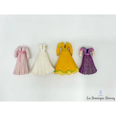 Vêtements Mini Poupée Fashion Polly Pocket Raiponce Disneyland Paris Disney Princess Fashion Set Robes princesse